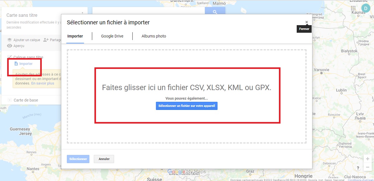 Importer GPX