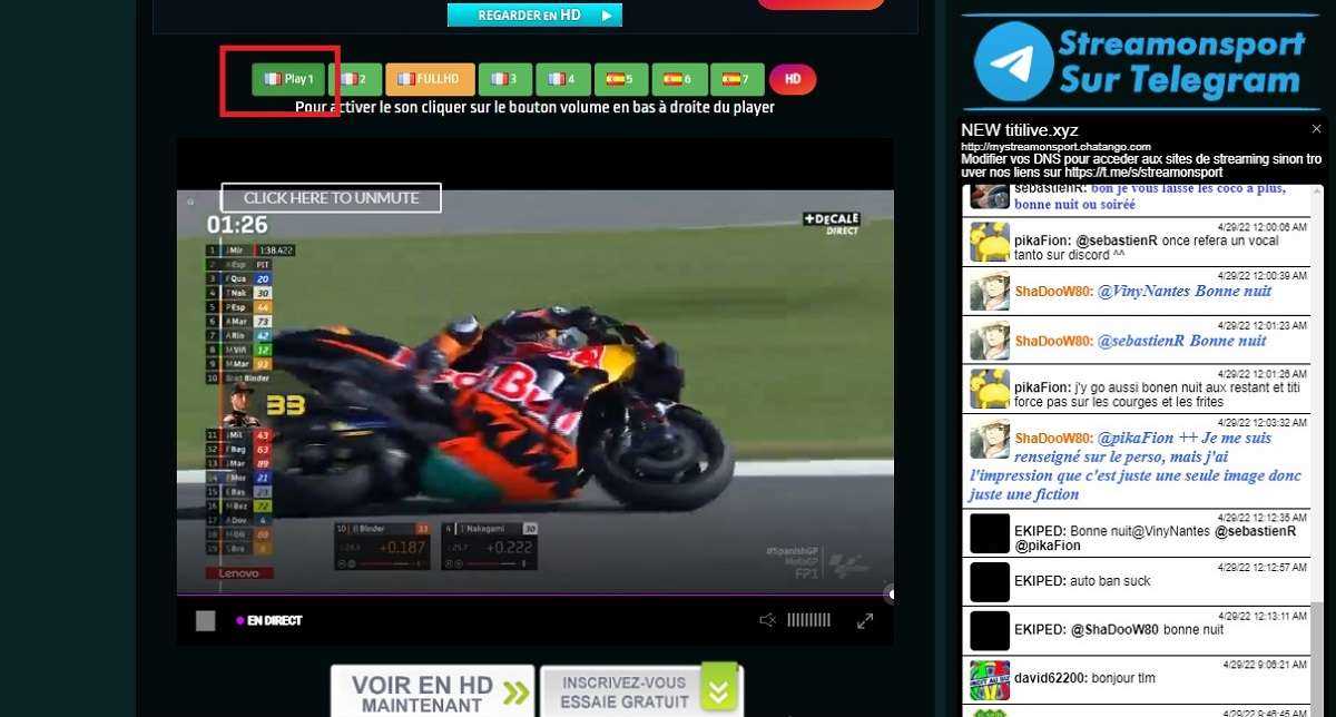 Streamonsport direct