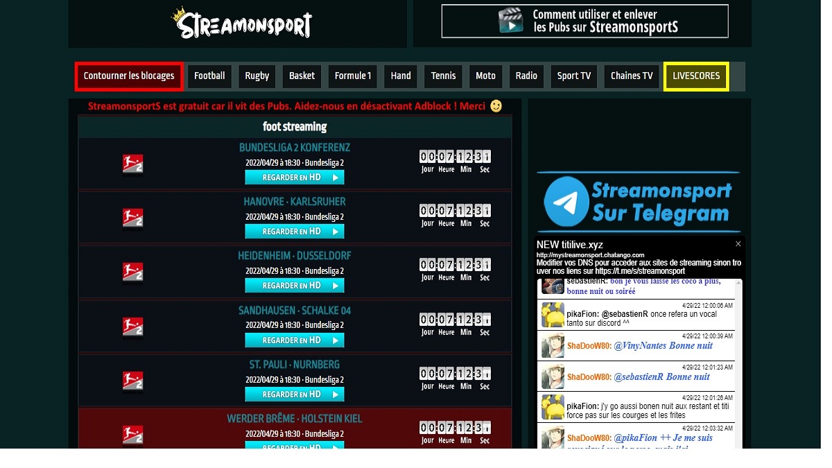 Streamonsport